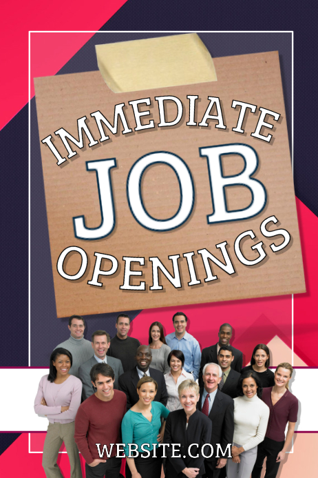 Job Openings Template | PosterMyWall