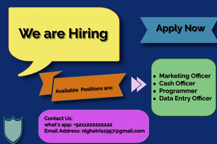 Job Poster Template | PosterMyWall