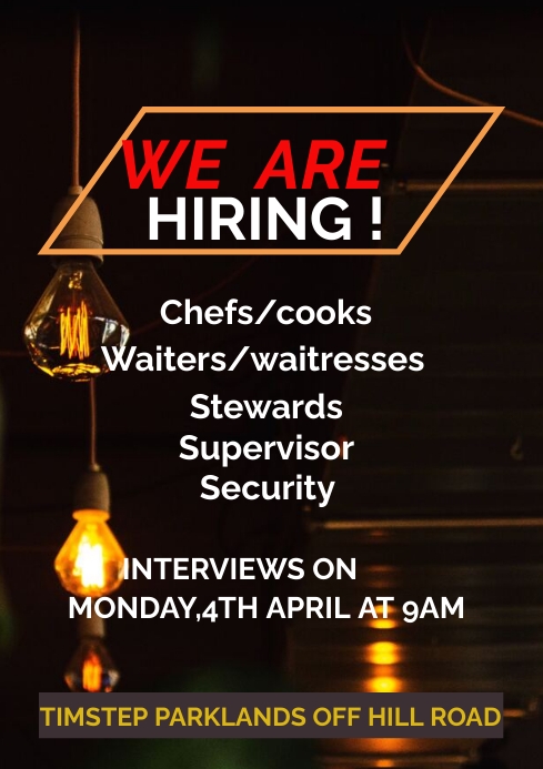 job poster Template | PosterMyWall