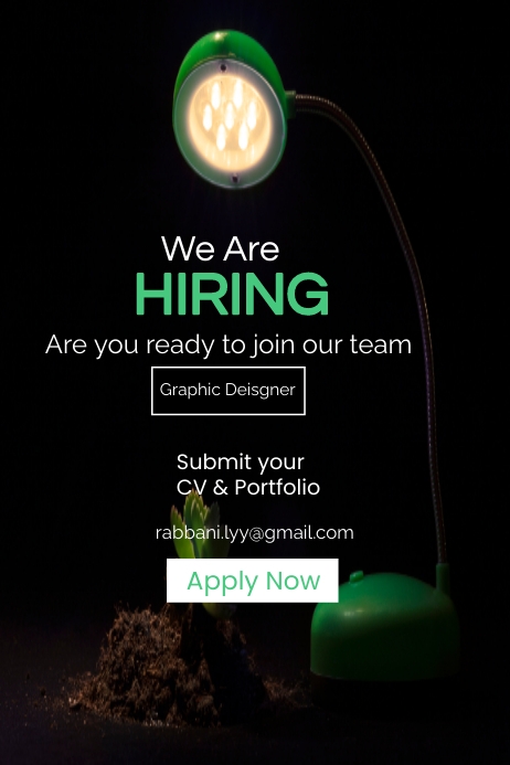 job poster Template | PosterMyWall