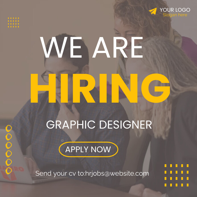 job poster design template | PosterMyWall