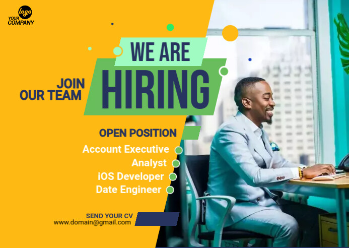 Job Posting Postcard Template | PosterMyWall