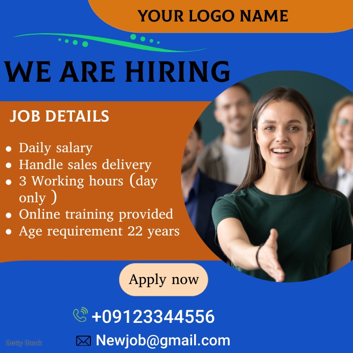 job recruitment poster Template | PosterMyWall