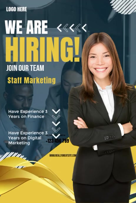 Job Recruitment Poster Video Template | PosterMyWall