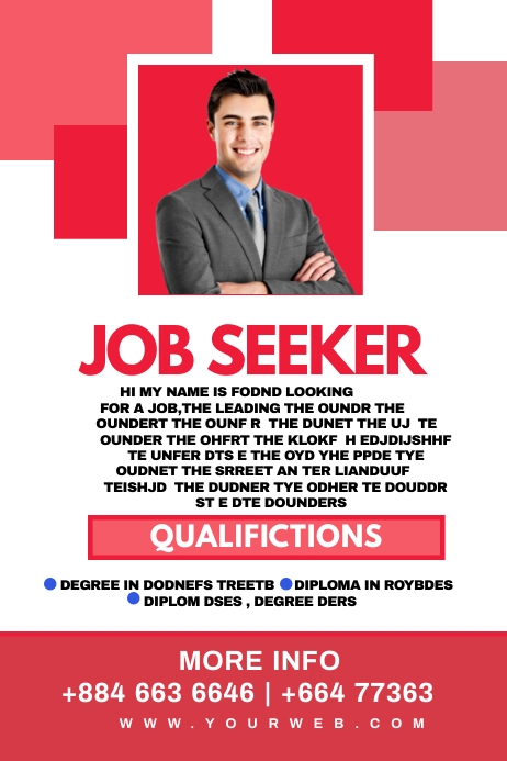 Job Seeker Template PosterMyWall