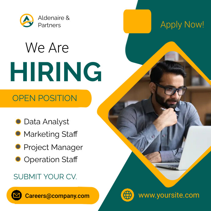 Job Vacancy Ad Template PosterMyWall