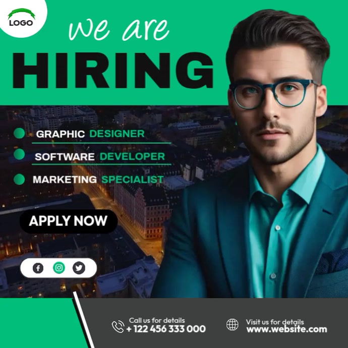 Job Vacancy Ads Template PosterMyWall