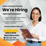 Job Vacancy Ads Template | PosterMyWall