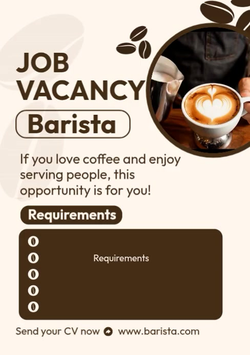 Job Vacancy Template | PosterMyWall