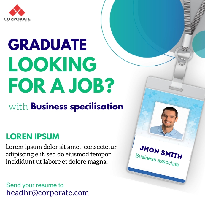 Copy of Job vacancy instagram post template | PosterMyWall