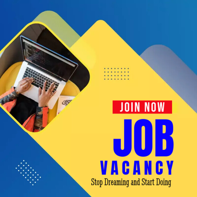 Vacancy Poster Example JOB VACANCY POSTER Template | PosterMyWall