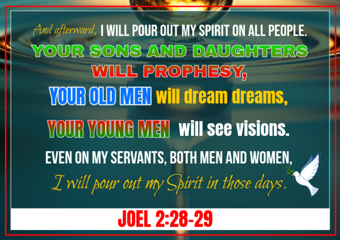 () Images High Quality Grahic Plantilla de Joel 2:28-29 Verse | PosterMyWall