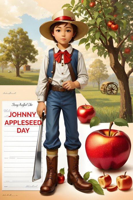 Johnny Appleseed Day Template PosterMyWall