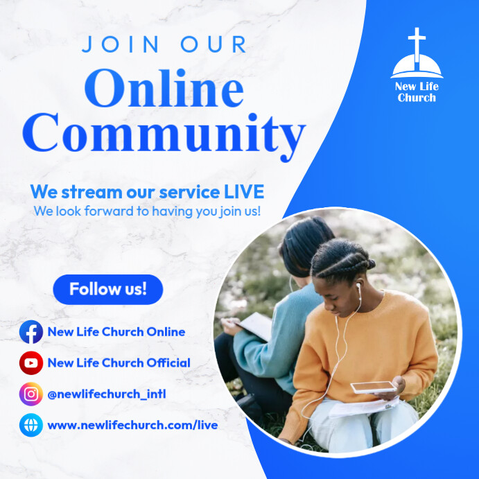 join our online community Template | PosterMyWall