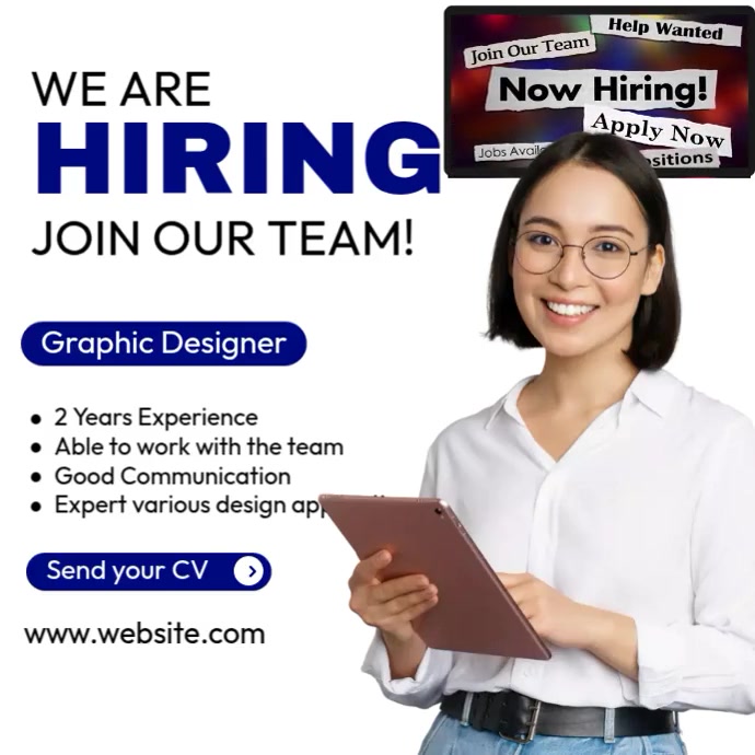 Join Our Team Ads Templat | PosterMyWall