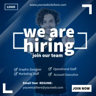 Join our team Cuadrado (1:1) template