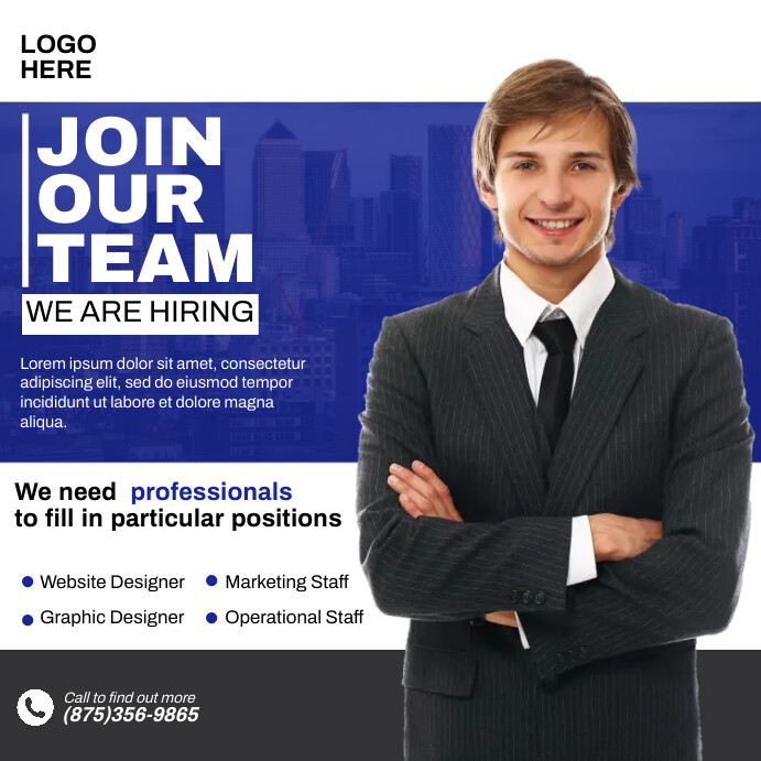 Join Our Team Template | PosterMyWall