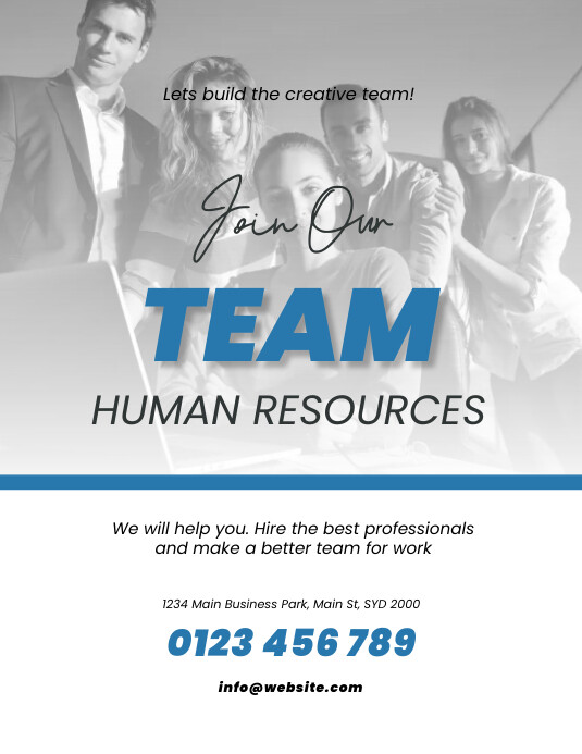 join our team flyer Template | PosterMyWall