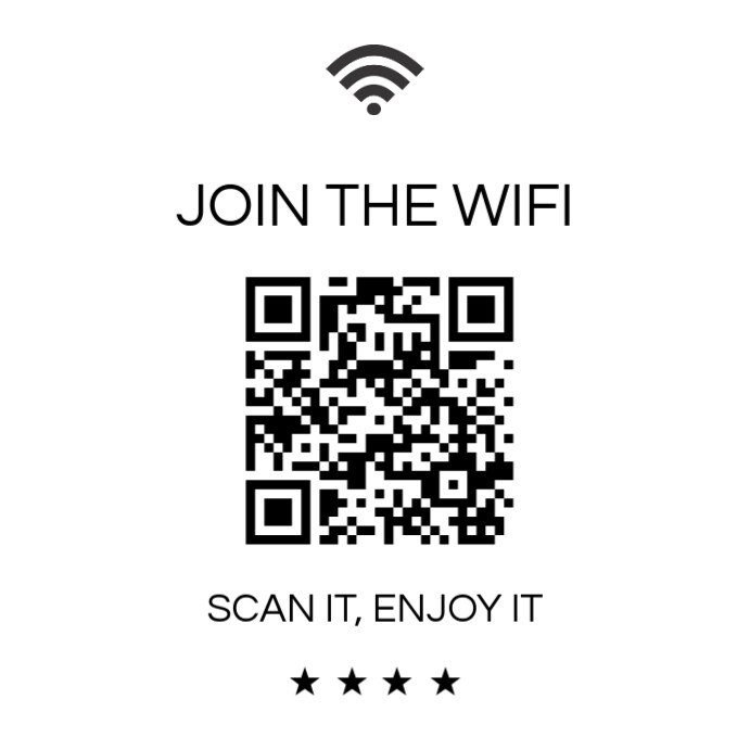 Join The Wifi Template Black And White Colors PosterMyWall join-the-wifi-template-black-and-white-colors-postermywall