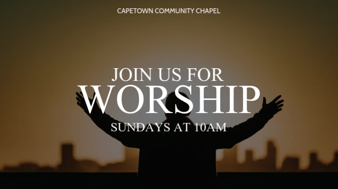 join us for worship flyer Template | PosterMyWall
