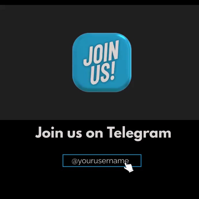 join us on telegram Template | PosterMyWall