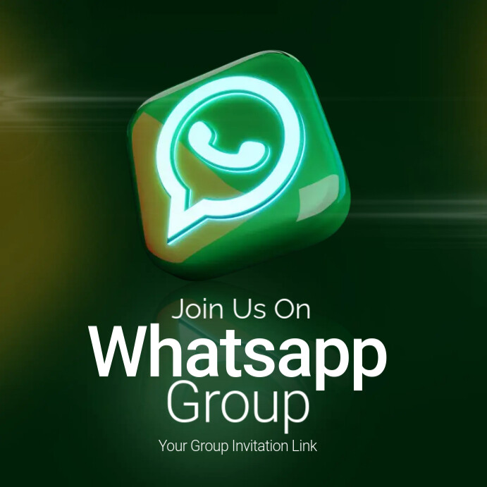 Copy of Join Us On Whatsapp Group | PosterMyWall