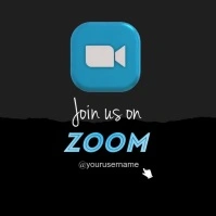join us zoom Square (1:1) template