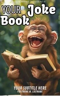 joke comedy laughter book design cover (2) Kindle Omslag template