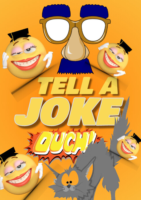 Joke Funny A4 Template PosterMyWall