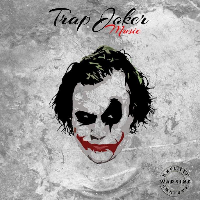 Joker Trap Mixtape Album Cover Art Template Postermywall