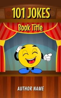 Jokes comedy book cover design template | PosterMyWall