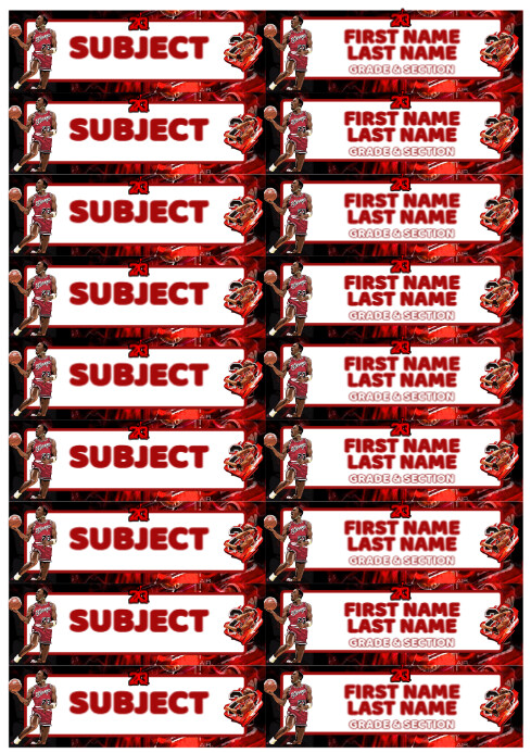 Jordan Name Tag Template | PosterMyWall