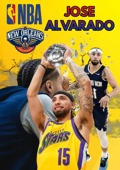 Jose Alvarado A4 template