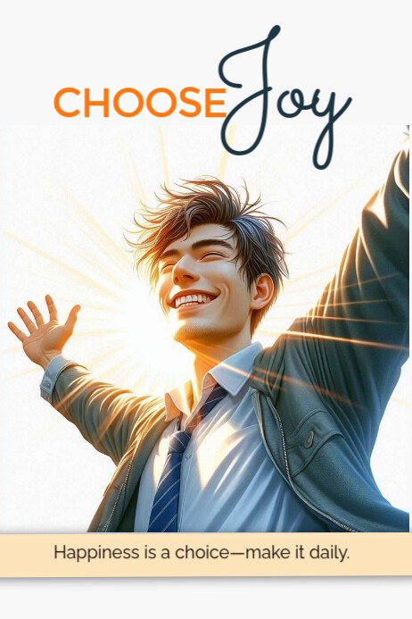 Joy Poster template