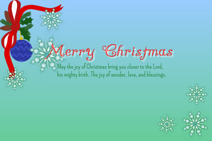 The Joy of Christmas Template | PosterMyWall