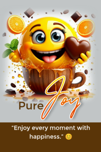 Joy Poster template
