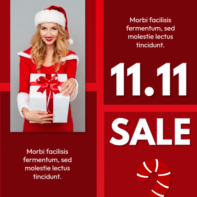 11.11 Holiday / Big Christmas Sale Design