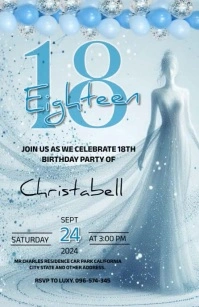 Joyful 18th Birthday Invitation Template Desi Tabloid
