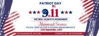 Joyful 9/11 - Patriot Day Facebook Cover Photo template
