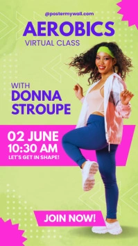 Joyful Aerobics Class Instagram Story template
