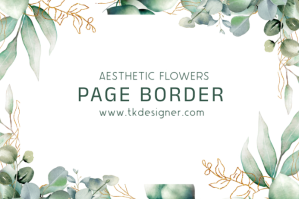 Joyful Aesthetic Flowers Label template