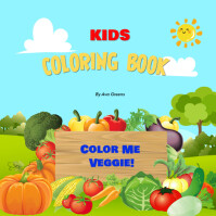 joyful and modern kids coloring book instagram post template