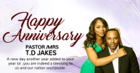 Joyful Anniversary  Facebook Ad Facebook-Anzeige template