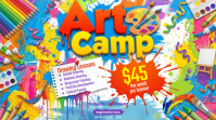 Joyful Art Camp Digital Display template