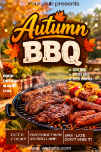 Autumn BBQ Event Iphosta Template