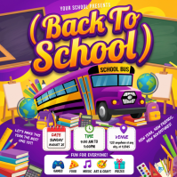 Joyful Back to School Event Instagram Post template