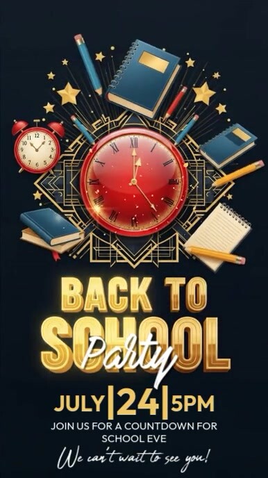 Joyful Back To School Instagram Story Instagram-verhaal template