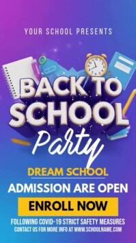 Joyful Back To School Instagram Story template