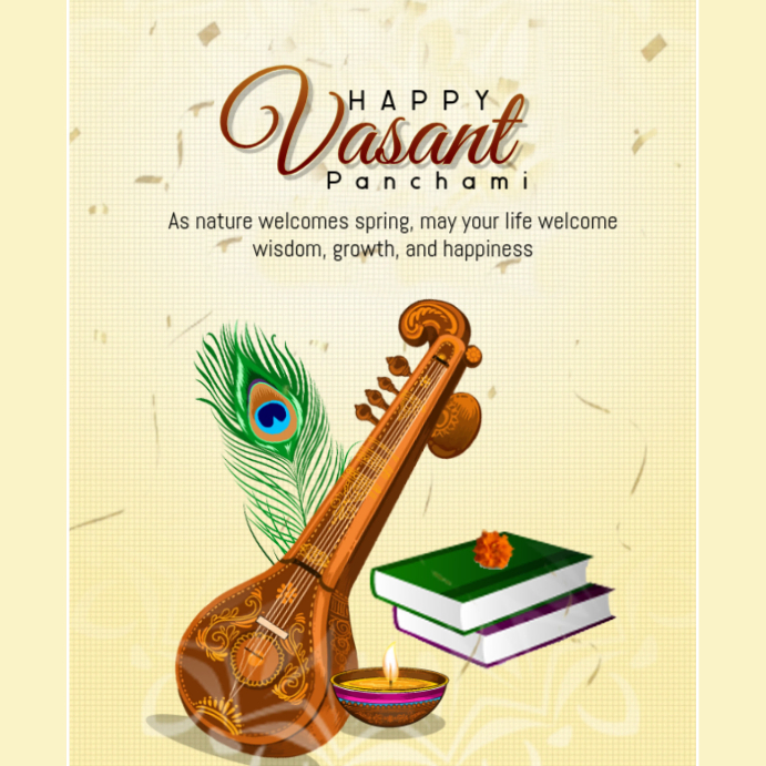 Copy of Joyful Basant Panchami Instagram Post | PosterMyWall