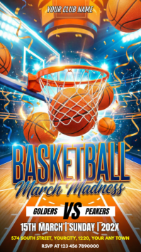 Joyful Basketball Match Instagram Story template